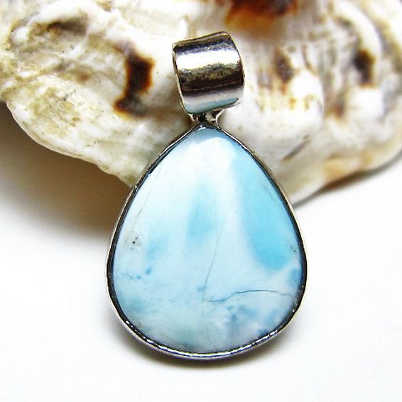 ラリマー ペンダント [t495-4419]