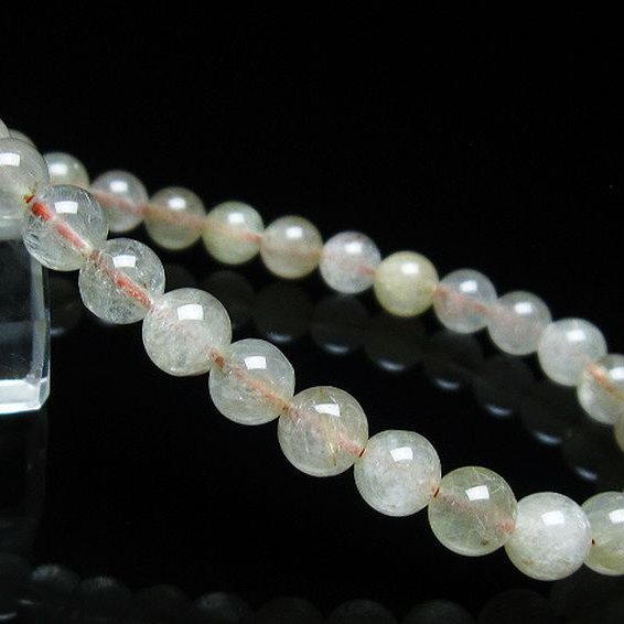 金針ルチル水晶 ブレスレット 7mm [t5-21815]