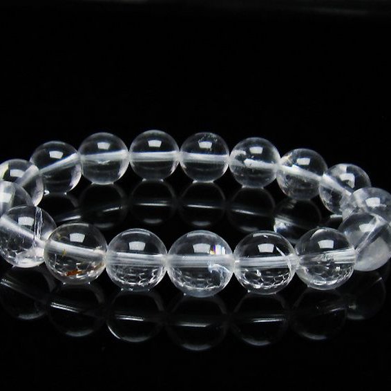 アイリスクォーツ 虹入り  レインボー水晶  ブレスレット  12mm [T506-2415]