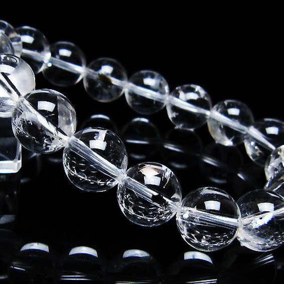 アイリスクォーツ 虹入り レインボー水晶 ブレスレット 12mm [T506-2637]