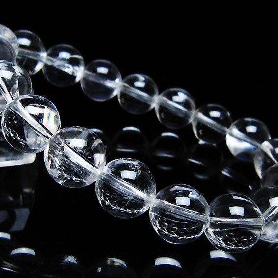 アイリスクォーツ 虹入り レインボー水晶 ブレスレット 11mm [T506-2643]