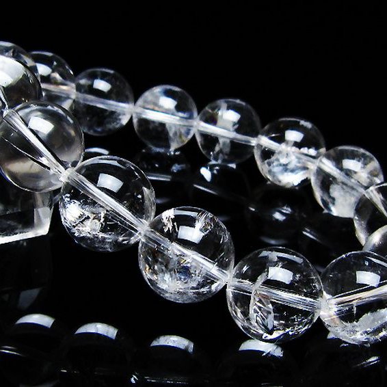 アイリスクォーツ 虹入り レインボー水晶 ブレスレット 16mm [T506-2833]