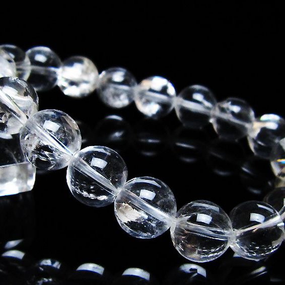 アイリスクォーツ 虹入り レインボー水晶 ブレスレット 11mm [T506-2847]