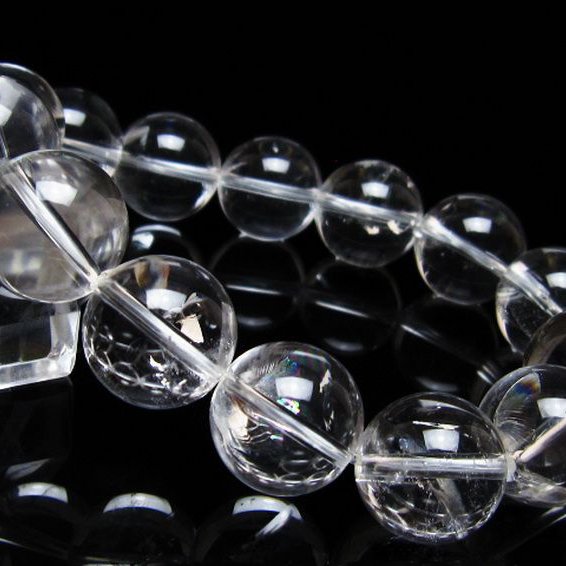 アイリスクォーツ 虹入り レインボー水晶 ブレスレット 16mm [t506-2950]