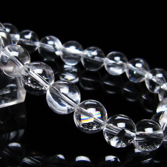 アイリスクォーツ 虹入り レインボー水晶 ブレスレット 10mm [t506-3024]