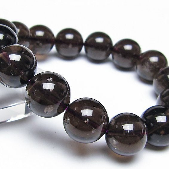 コロンビアナイト コロンビア産 天然ガラス ブレスレット 15mm [t521-2715]