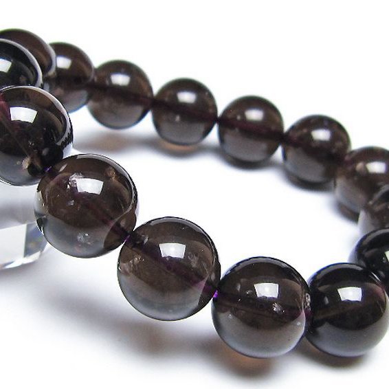 コロンビアナイト コロンビア産 天然ガラス ブレスレット 14mm [t521-2722]