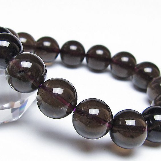 コロンビアナイト コロンビア産 天然ガラス ブレスレット 13mm [t521-2743]