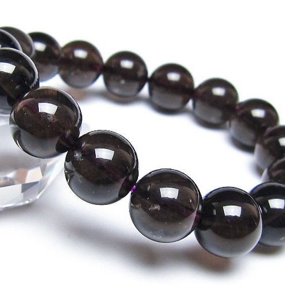 コロンビアナイト コロンビア産 天然ガラス ブレスレット 13mm [t521-2750]