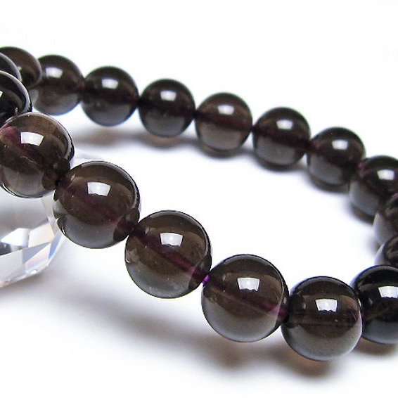 コロンビアナイト コロンビア産 天然ガラス ブレスレット 11mm [t521-2767]