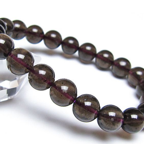 コロンビアナイト コロンビア産 天然ガラス ブレスレット 9mm [t521-2784]