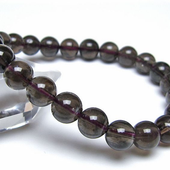 コロンビアナイト コロンビア産 天然ガラス ブレスレット 9mm [t521-2812]