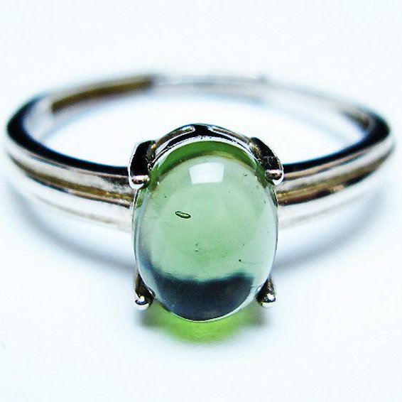 モルダバイト 指輪 (21号) [t526-1452]