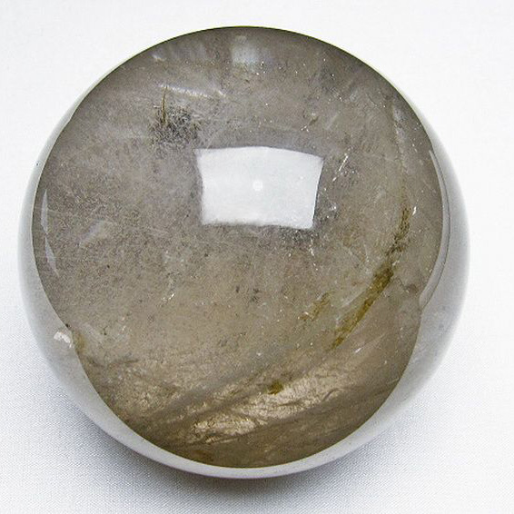 1.5Kg ライトニング水晶 丸玉 102mm [T529-5291]