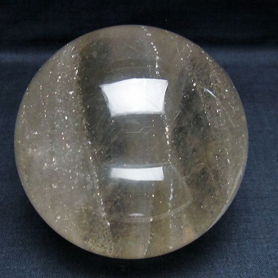 ライトニング水晶 丸玉 82mm [T529-5646]