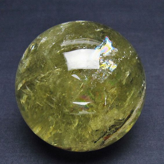 デンドリティック シトリン水晶 丸玉 64mm [t529-5763]