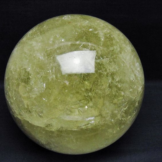 4.2Kg シトリンファントム水晶 丸玉 150mm [T529-5900]