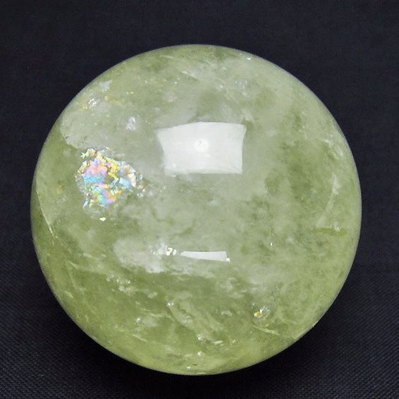 シトリン水晶 丸玉 46mm [t529-6067]