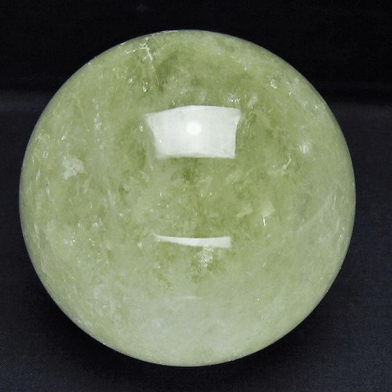 1.1Kg シトリン水晶 丸玉 91mm [T529-6223]