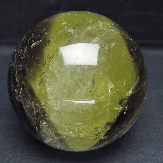 1.5Kg シトリン水晶 丸玉 102mm [T529-6254]