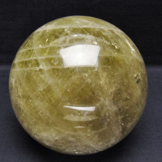 2.6Kg シトリン水晶 丸玉 127mm [t529-6298]