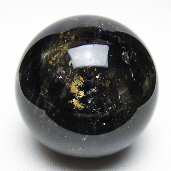 ライトニング水晶 丸玉 78mm [t529-6380]