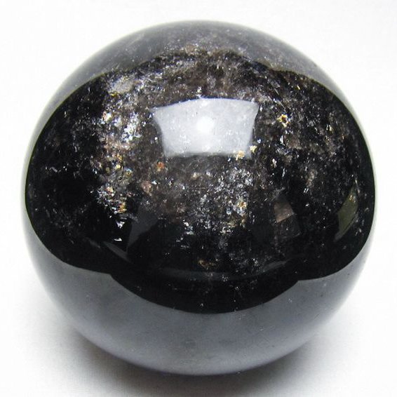 2.7Kg ライトニング水晶 丸玉 130mm [t529-6411]
