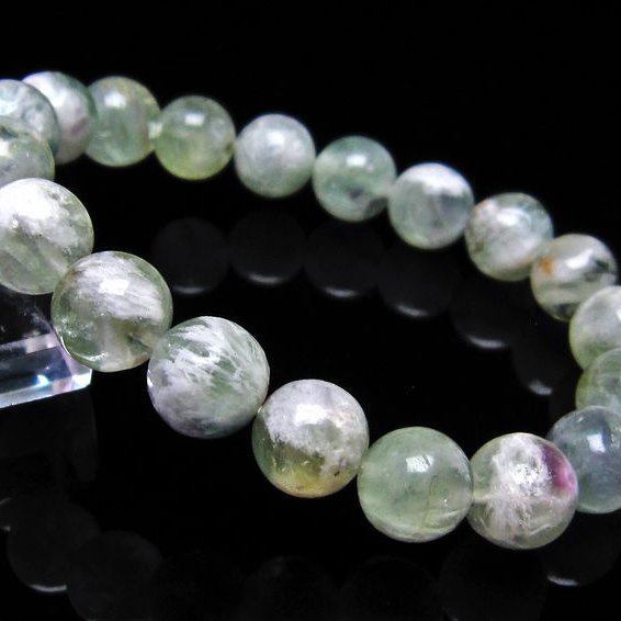 エンジェルフェザー フローライト ブレスレット 10mm [T53-4202]