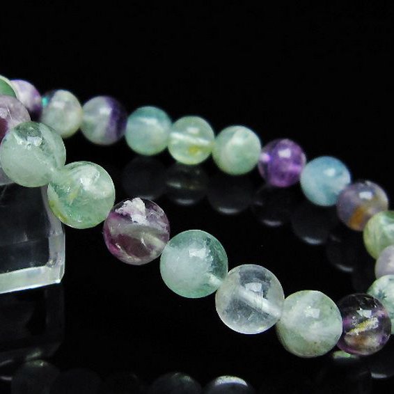 エンジェルフェザー フローライト ブレスレット 9mm [t53-4433]