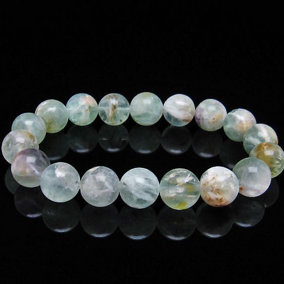 エンジェルフェザー フローライト  ブレスレット 11mm [T53-4606]