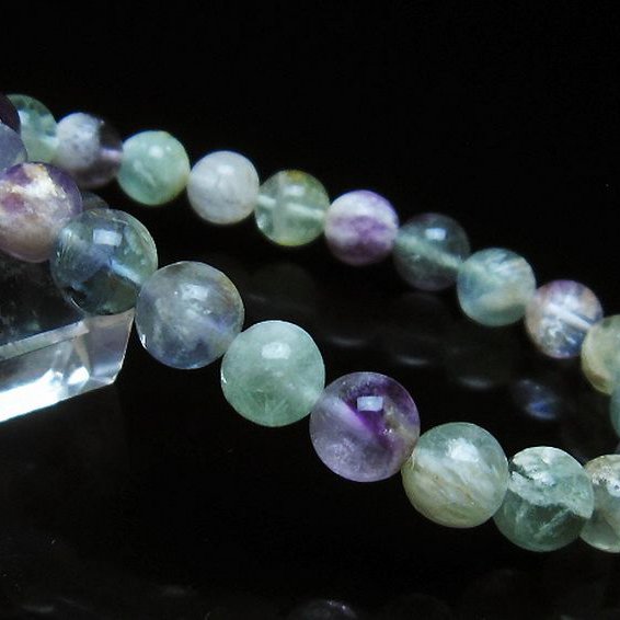 エンジェルフェザー フローライト ブレスレット 8mm [T53-4785]