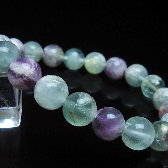 エンジェルフェザー フローライト ブレスレット 9mm [T53-4803]