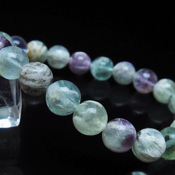 エンジェルフェザー フローライト ブレスレット 9mm [t53-4814]