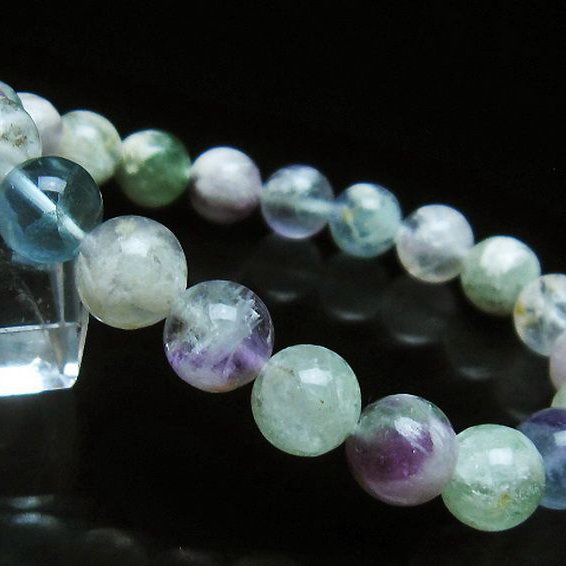 エンジェルフェザー フローライト ブレスレット 9mm [T53-4819]