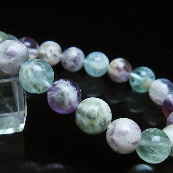 エンジェルフェザー フローライト ブレスレット 10mm [T53-4826]