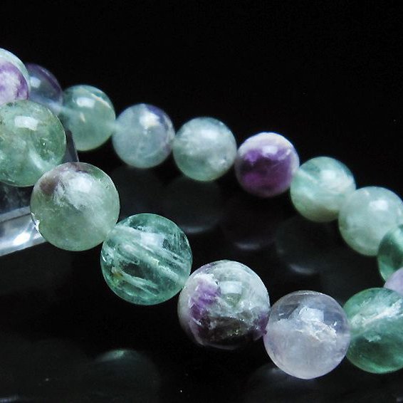 エンジェルフェザー フローライト ブレスレット 12mm [T53-4847]