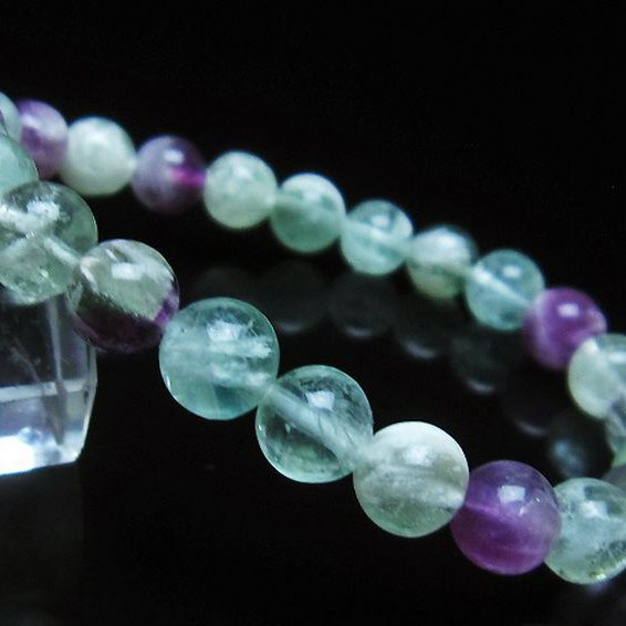 エンジェルフェザー フローライト ブレスレット 8mm [T53-4933]