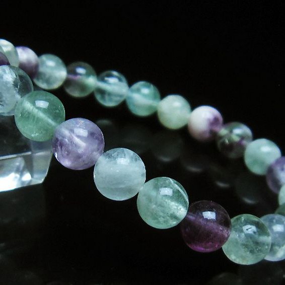 エンジェルフェザー フローライト ブレスレット 8mm [T53-4935]