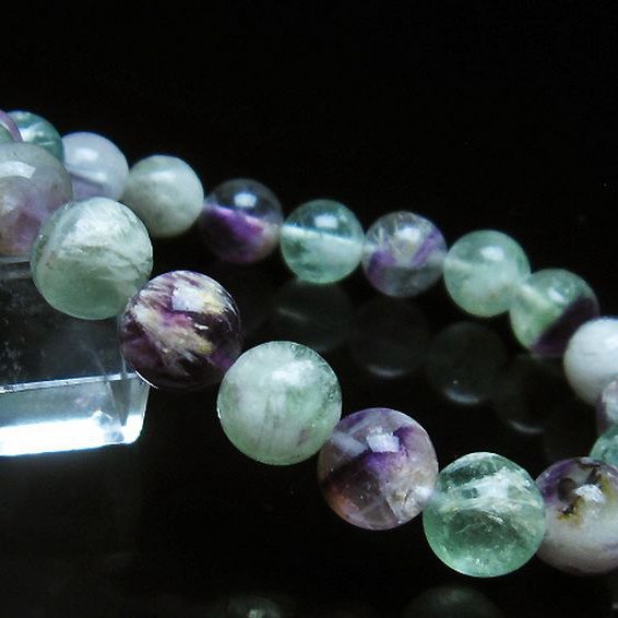 エンジェルフェザー フローライト ブレスレット 9mm [t53-4952]