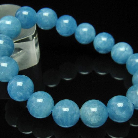 アクアマリン ブレスレット  12mm [T537-14177]