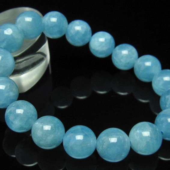 アクアマリン ブレスレット 12mm [T537-14179]