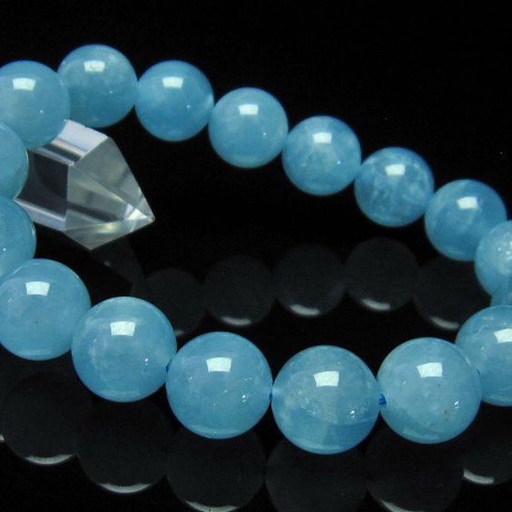 アクアマリン ブレスレット 12mm [T537-14262]