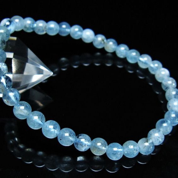 アクアマリン ブレスレット 5mm [t537-15354]