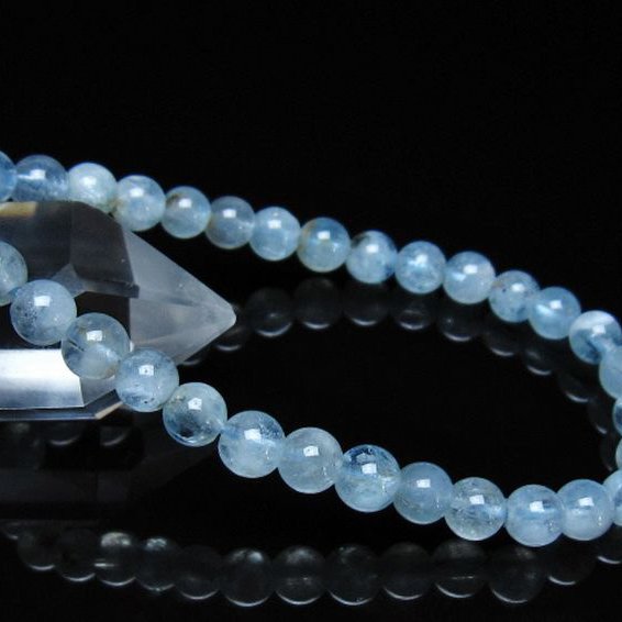 アクアマリン ブレスレット 6mm [t537-15421]
