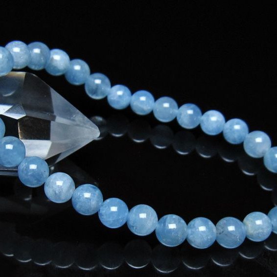 アクアマリン ブレスレット 6mm [T537-15477]