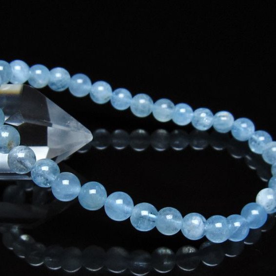 アクアマリン ブレスレット 6mm [T537-15480]