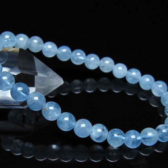 アクアマリン ブレスレット 6mm [t537-15481]