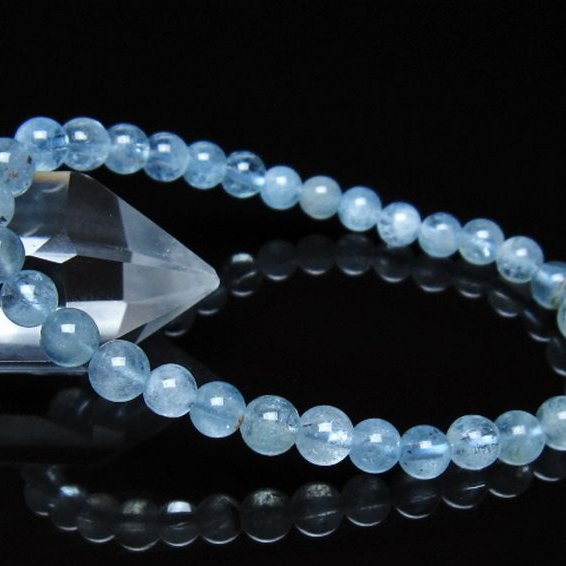 アクアマリン ブレスレット 6mm [T537-15485]