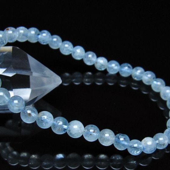 アクアマリン ブレスレット 5mm [T537-15502]