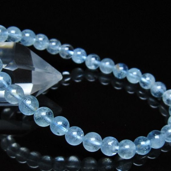 アクアマリン ブレスレット 6mm [t537-15521]